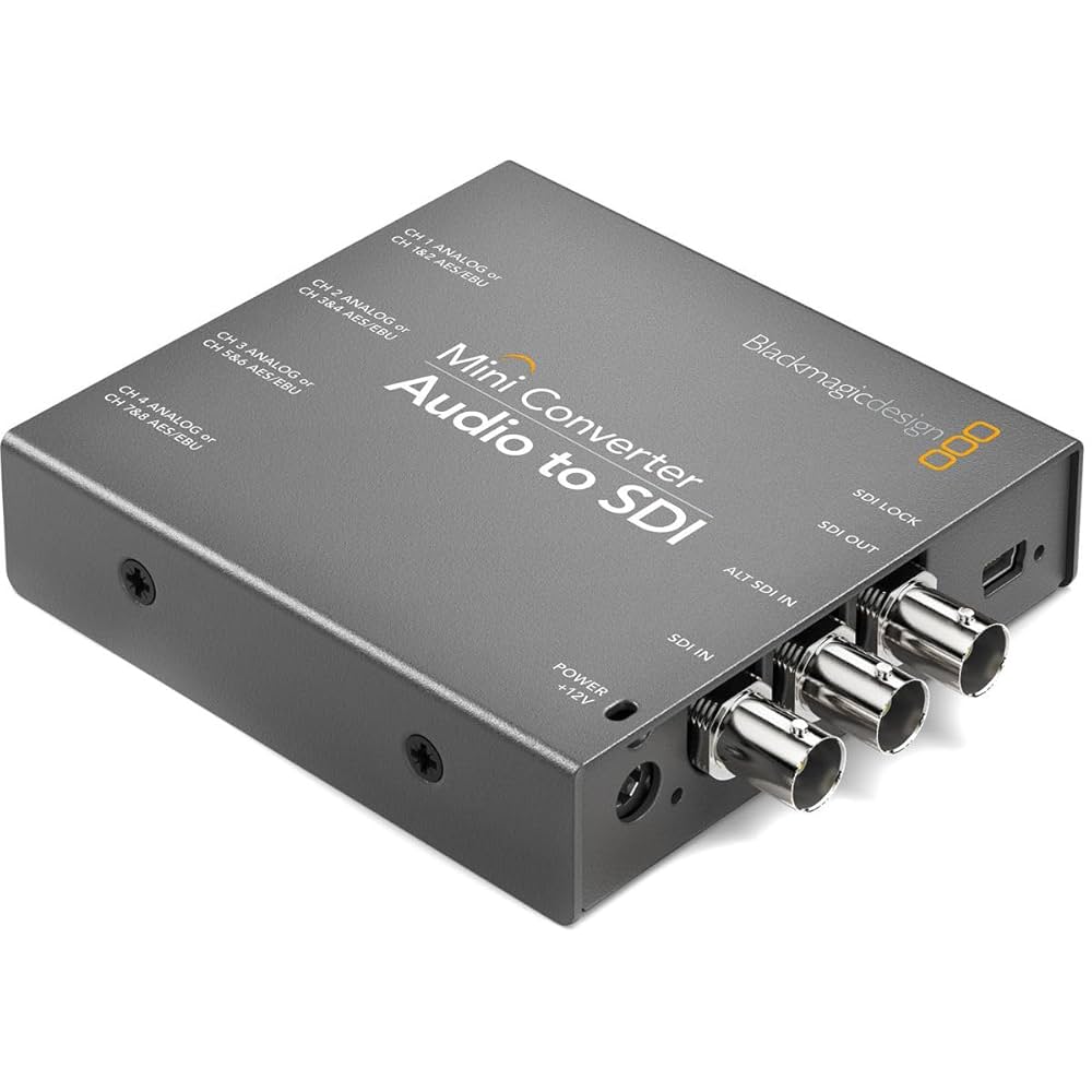 ブラックマジック Audio to SDI Amazon.com: Blackmagic Design Mini Converter Audio to SDI